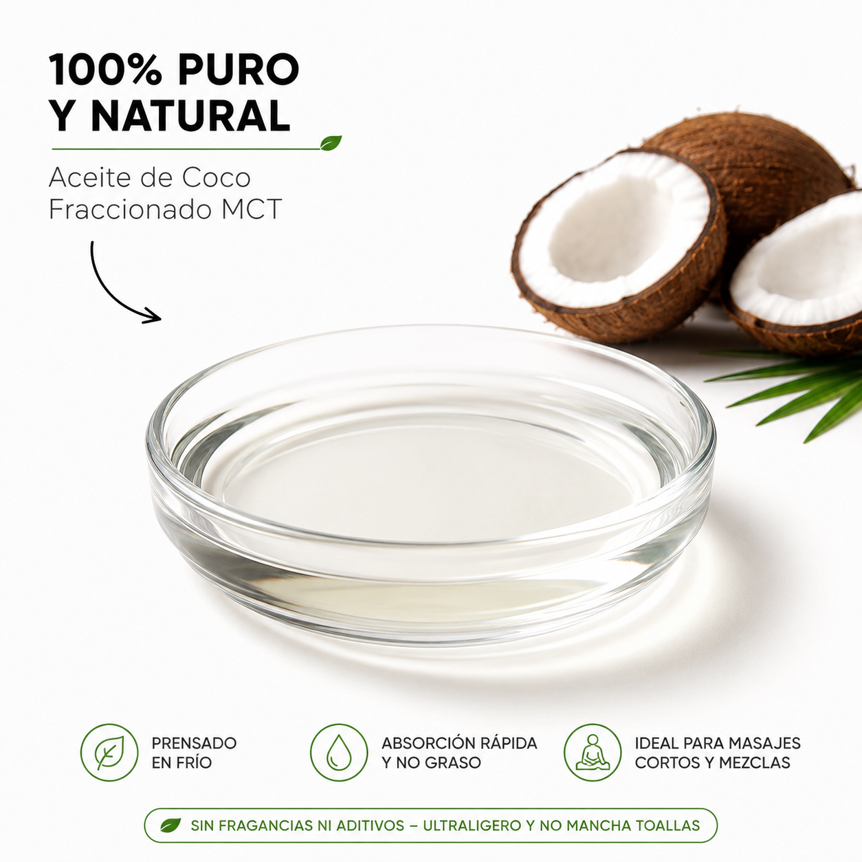 Fractionated Coconut Oil (MCT) - 16oz