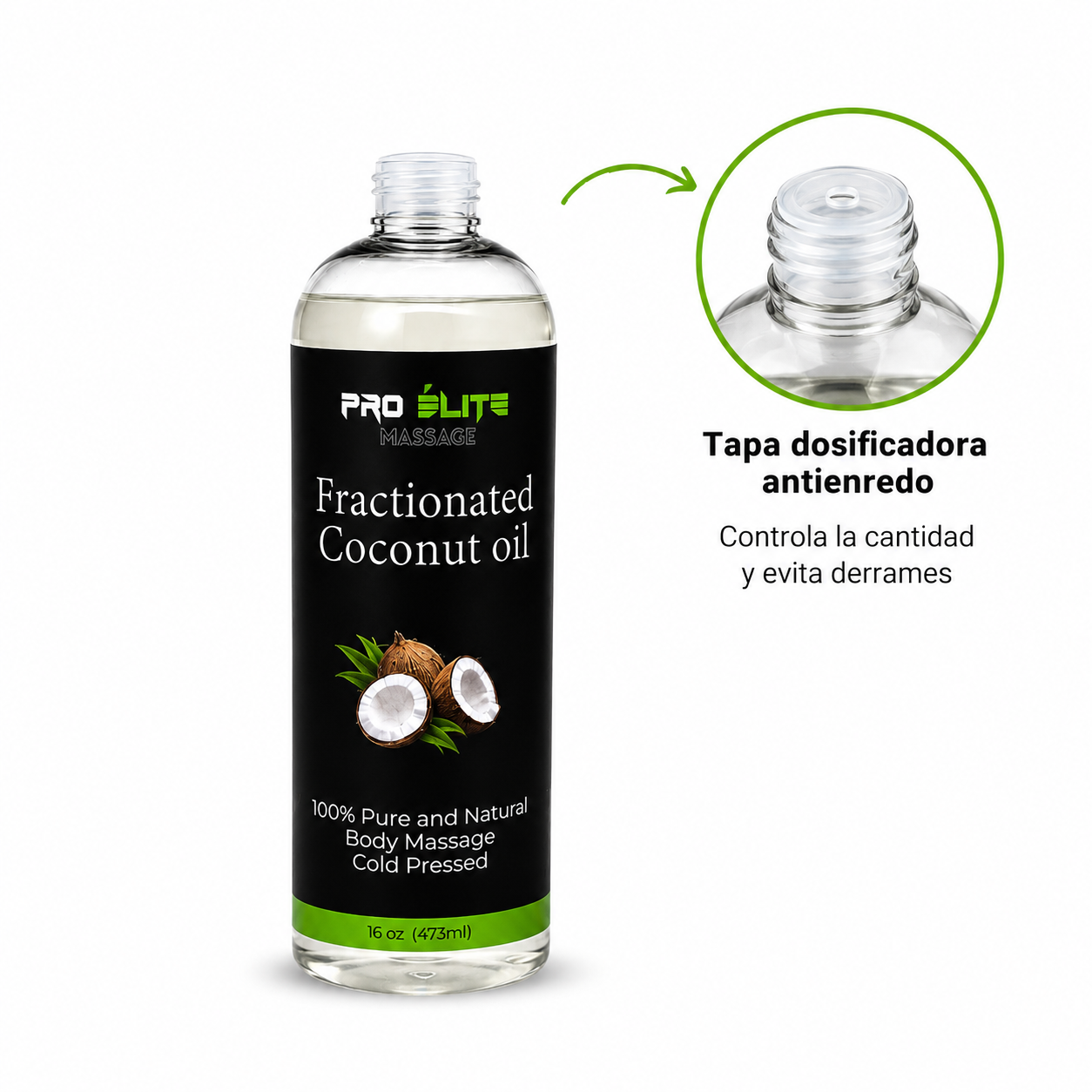 Fractionated Coconut Oil (MCT) - 16oz