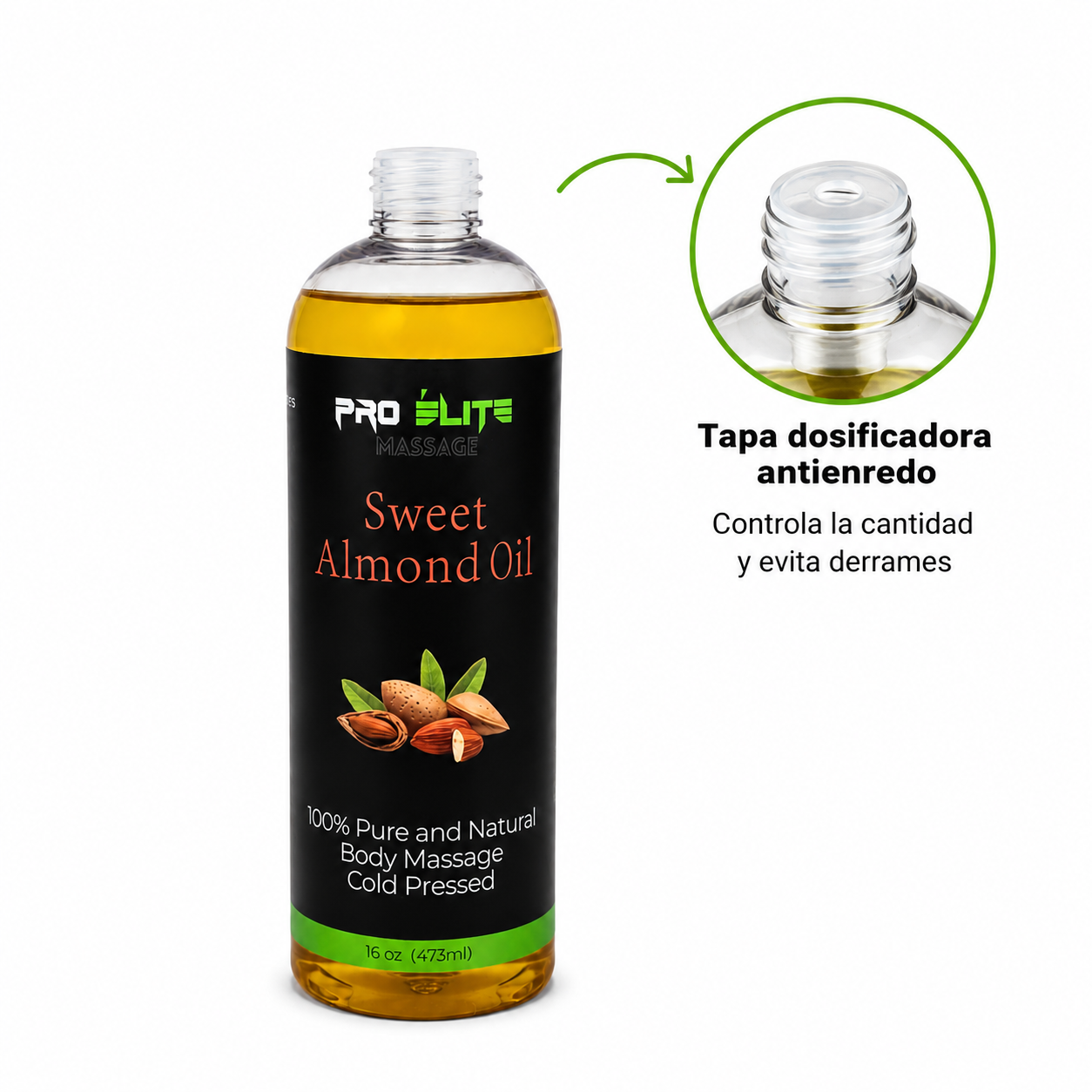 Virgin Sweet Almond Oil- 16oz