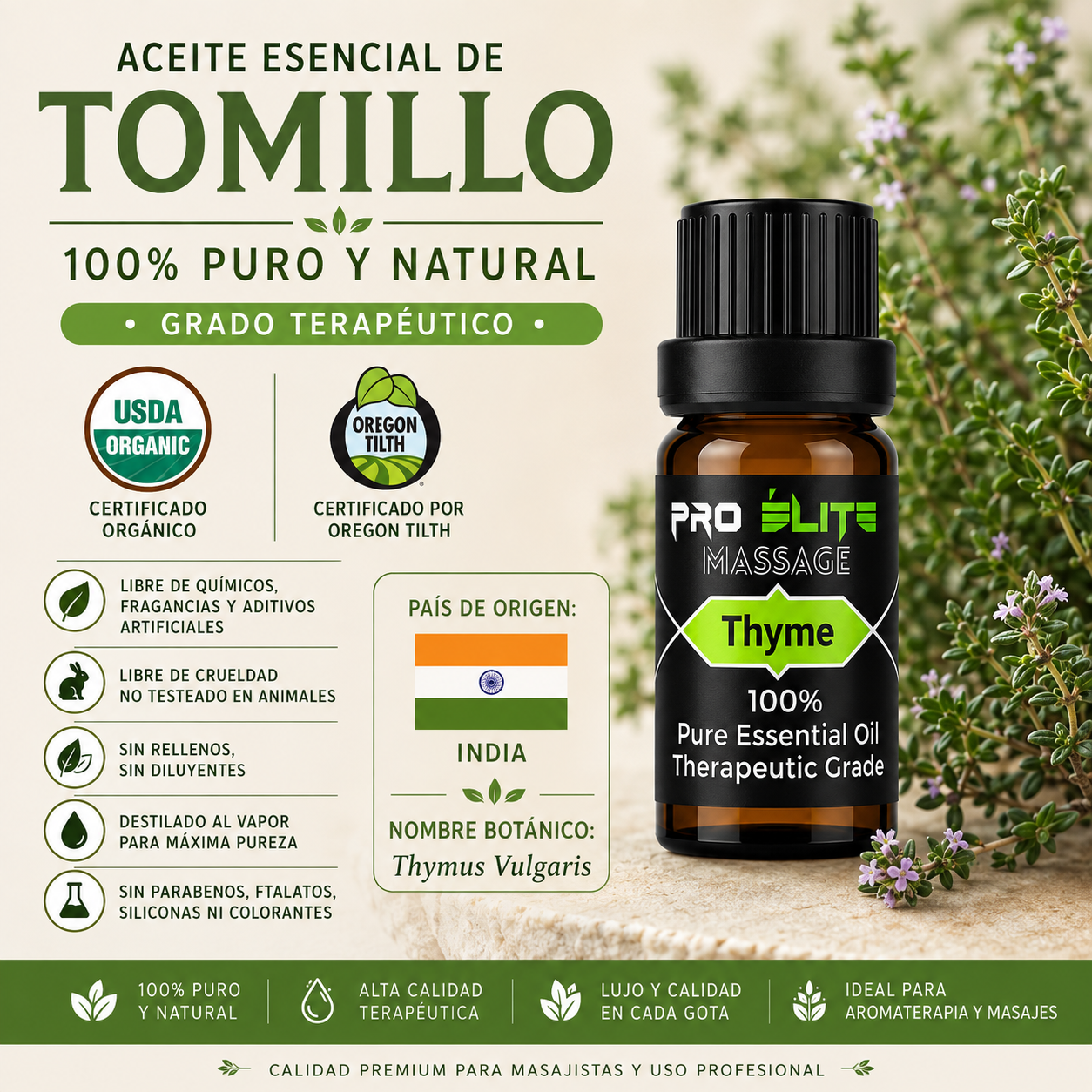 Thyme Essential Oil- 10ml