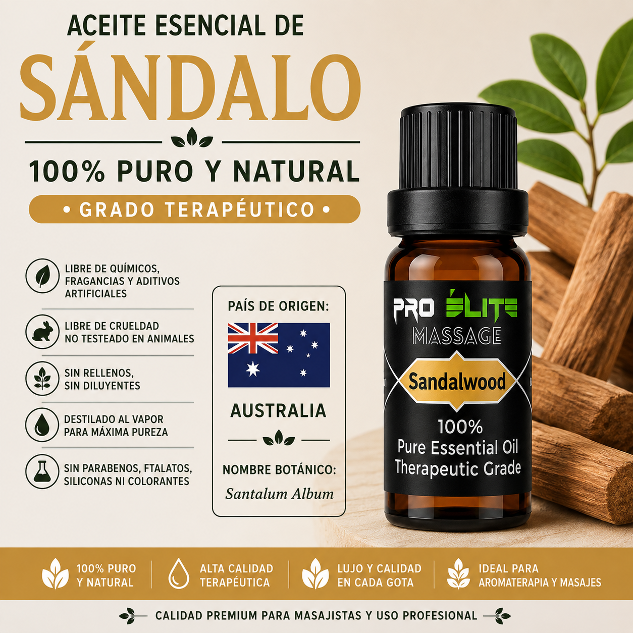 Sandalwood Essential Oil- 10ml