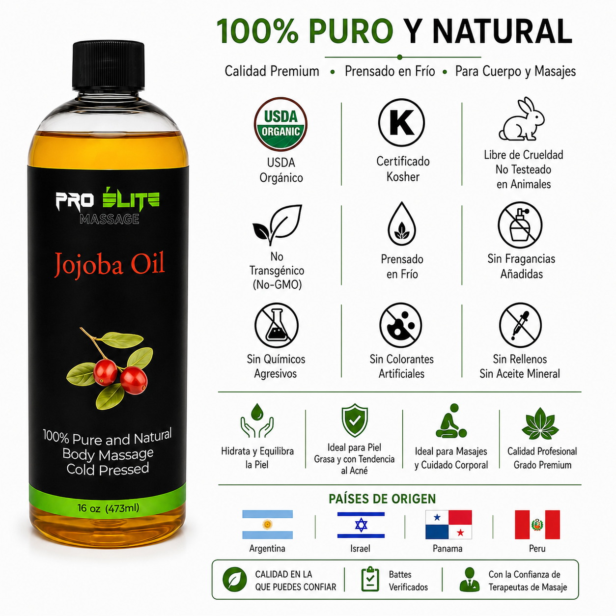 Jojoba Oil- 16oz