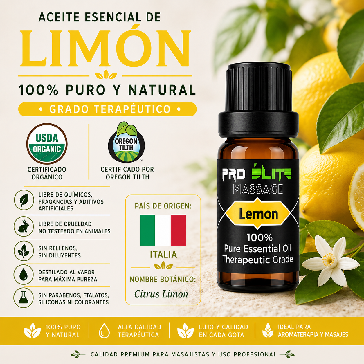 Lemon Essential Oil- 10ml