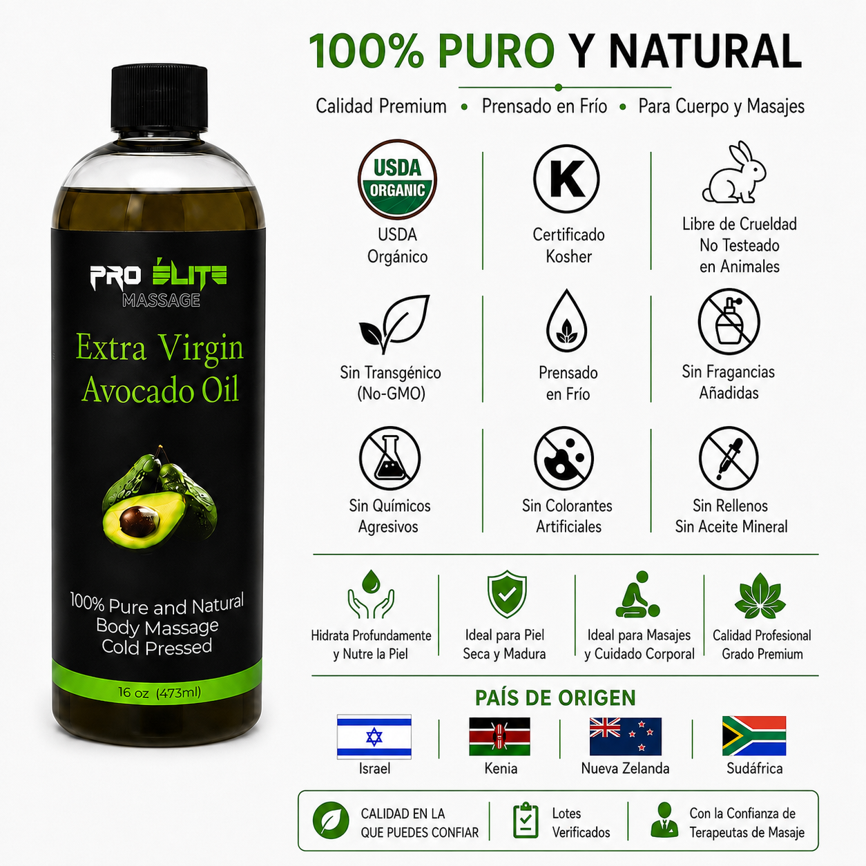 Avocado Oil- Extra Virgin- 16oz