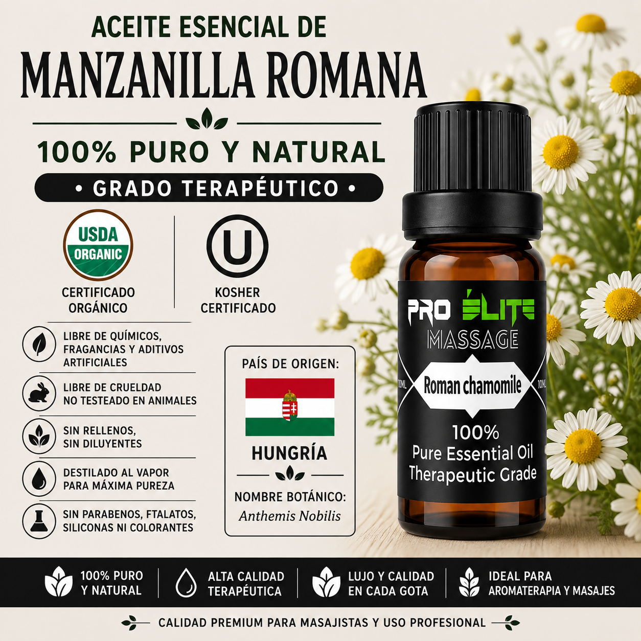 Roman Chamomile Essential Oil- 10ml